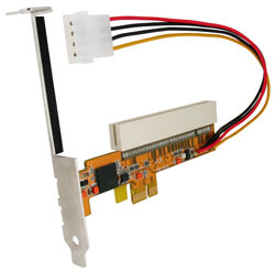 PCI Express X1 to PCI bus adapter card